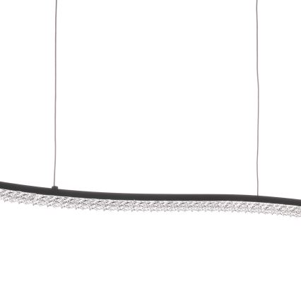 ONLI - LED Chandelier on a string ONDA LED/30W/230V 4000K black