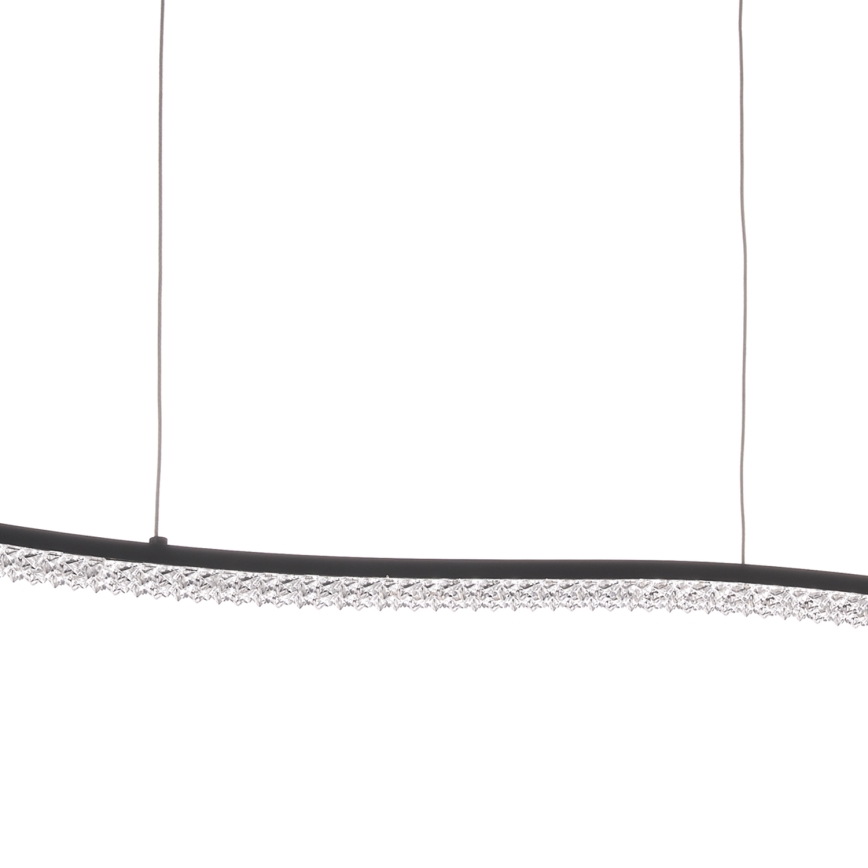 ONLI - LED Chandelier on a string ONDA LED/30W/230V 4000K black