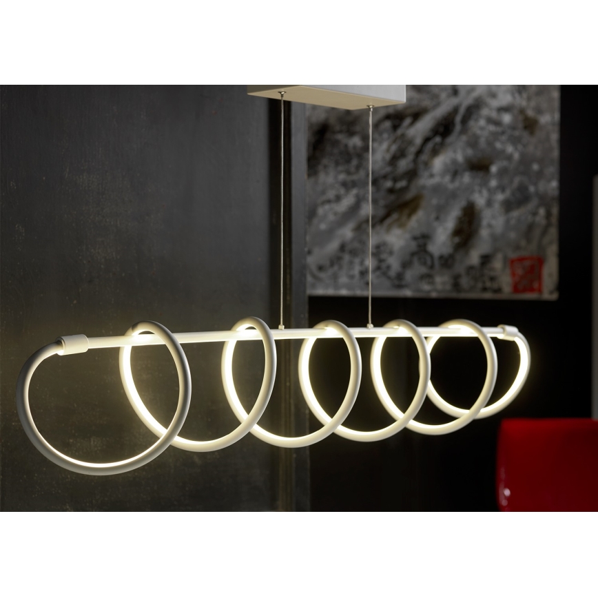 ONLI - LED Chandelier on a string SPIRALE LED/72W/230V 3000K white