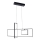 ONLI - LED Chandelier on a string SQUID LED/60W/230V 4000K black