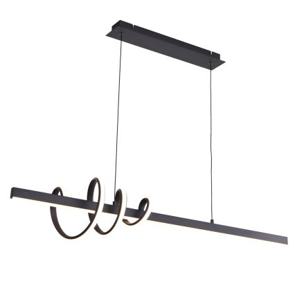 ONLI - LED Chandelier on a string SWING LED/30W/230V 4000K black