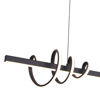 ONLI - LED Chandelier on a string SWING LED/30W/230V 4000K black