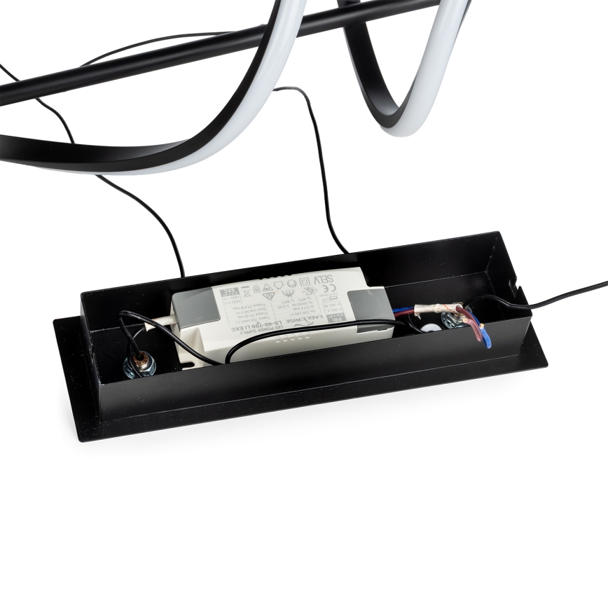 ONLI - LED Chandelier on a string TWIST LED/30W/230V 4000K black