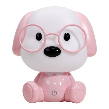 ONLI - LED Dimmable Kids' Night Light PUPPIES LED/3W/230V 20 cm dog/pink
