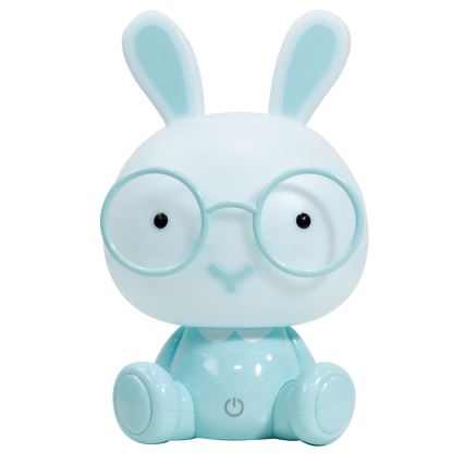 ONLI - Dimmable LED Kids' Night Light PUPPIES LED/3W/230V 22 cm Bunny/Blue