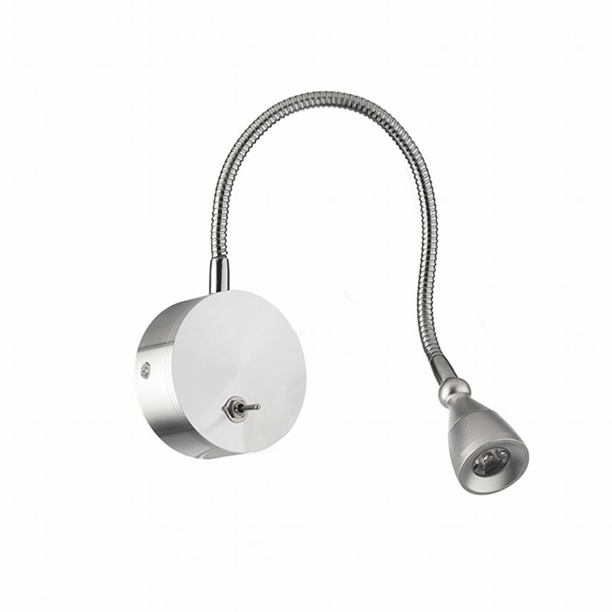 ONLI - LED Flexible small lamp LEXI LED/1W/230V 4000K matte chrome
