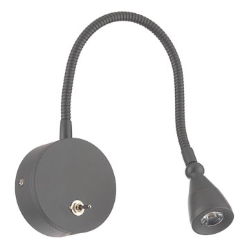 ONLI - LED Flexible small lamp LEXI LED/1W/230V 4000K grey