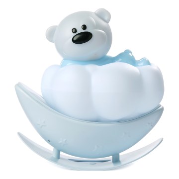 ONLI - LED Rechargeable Children's Night Light NUVOLINA LED/2.5W/5V 300 mAh bear/blue