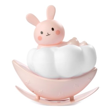 ONLI - LED Rechargeable children's night light NUVOLINA LED/2,5W/5V 300 mAh bunny/pink