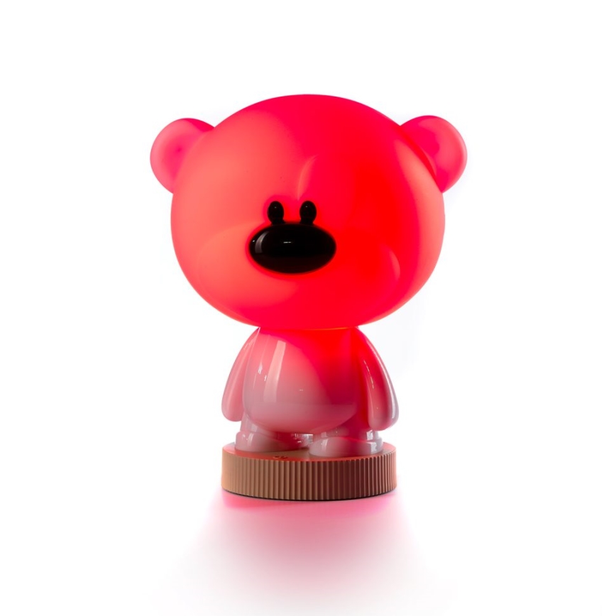 ONLI - LED RGB Children's night small lamp PUPPIES LED/3W/USB teddy bear 30 cm
