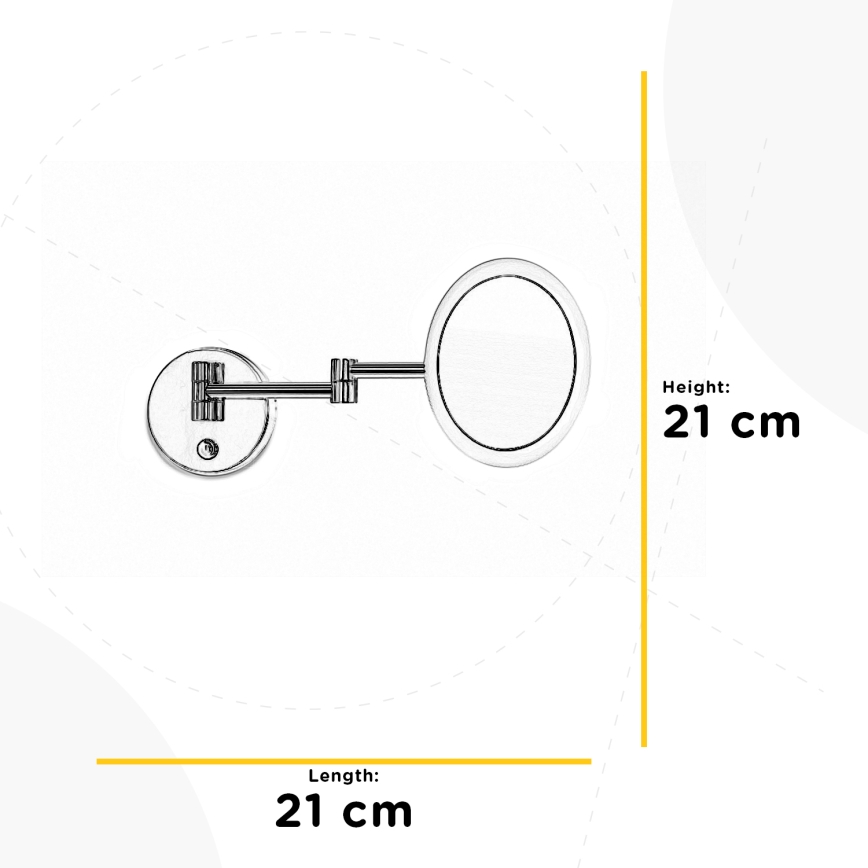 ONLI - LED Wall cosmetic mirror RIM LED/4,2W/230V 4000K IP44