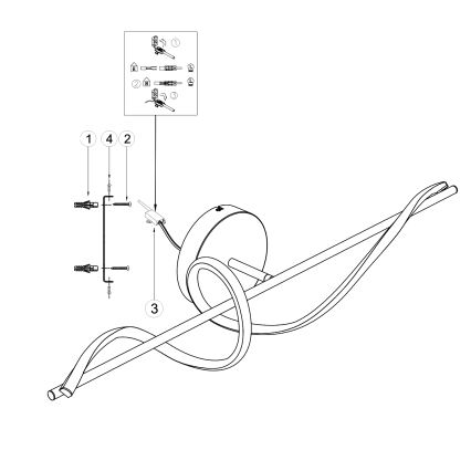 ONLI - LED Wall light TWIST LED/25W/230V 4000K black