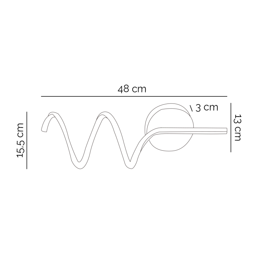 ONLI - LED Wall light TWIST LED/6W/230V 4000K black