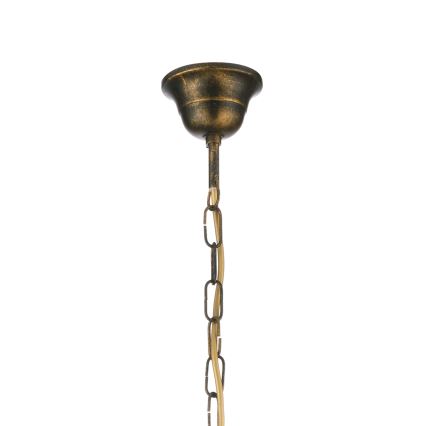 ONLI - MILVIA Chain-hung Chandelier 5xE14/6W/230V, Bronze
