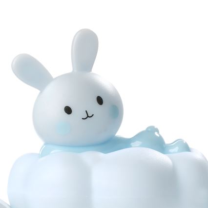 ONLI - LED Rechargeable children's night light NUVOLINA LED/2.5W/5V 300 mAh bunny/blue