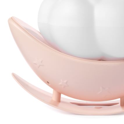 ONLI - LED Rechargeable Kids' Night Light NUVOLINA LED/2.5W/5V 300 mAh dog/pink
