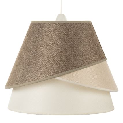 ONLI - POLLON corded pendant light 1xE27/15W/230V brown/cream/beige