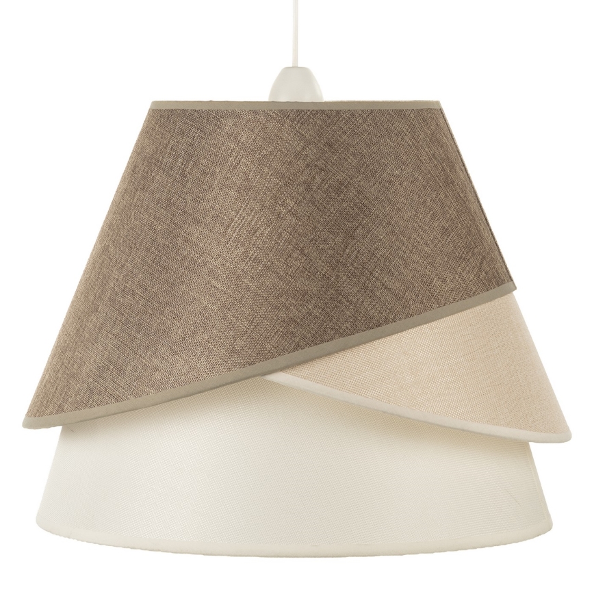 ONLI - POLLON corded pendant light 1xE27/15W/230V brown/cream/beige