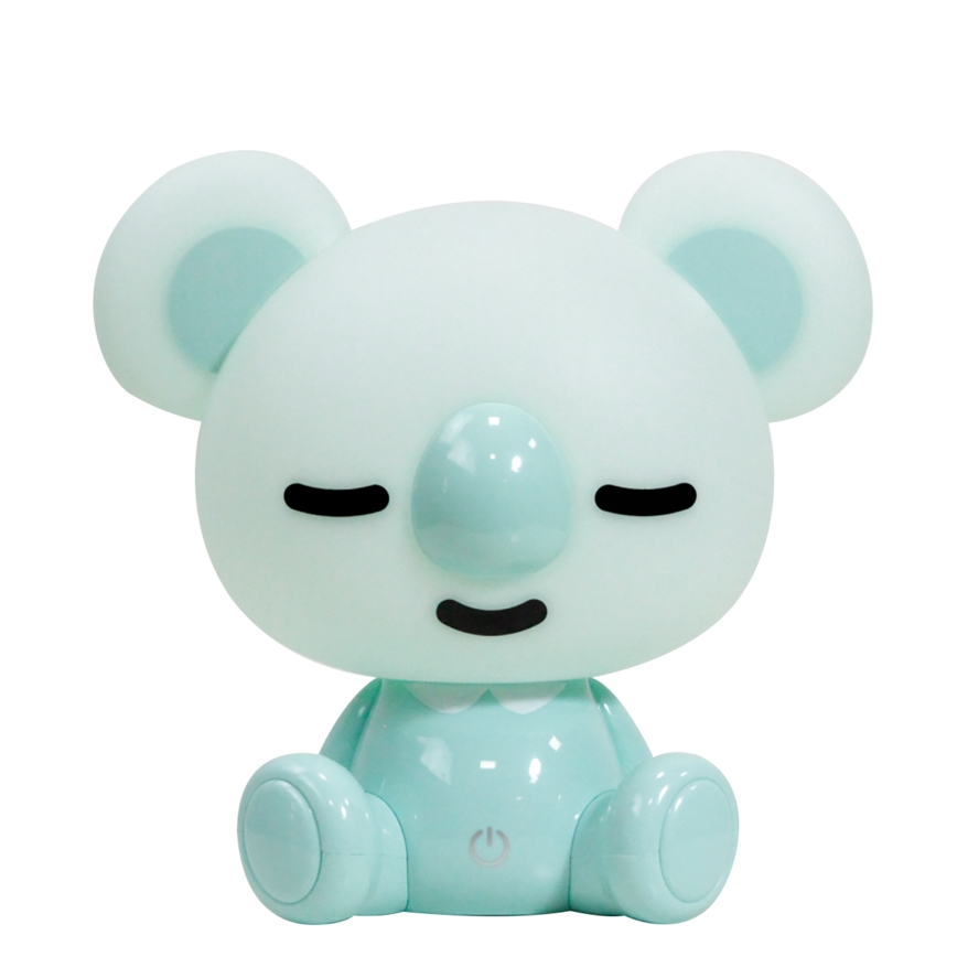 ONLI - Dimmable LED Kids' Night Light PUPPIES LED/3W/230V 20 cm Koala/Green