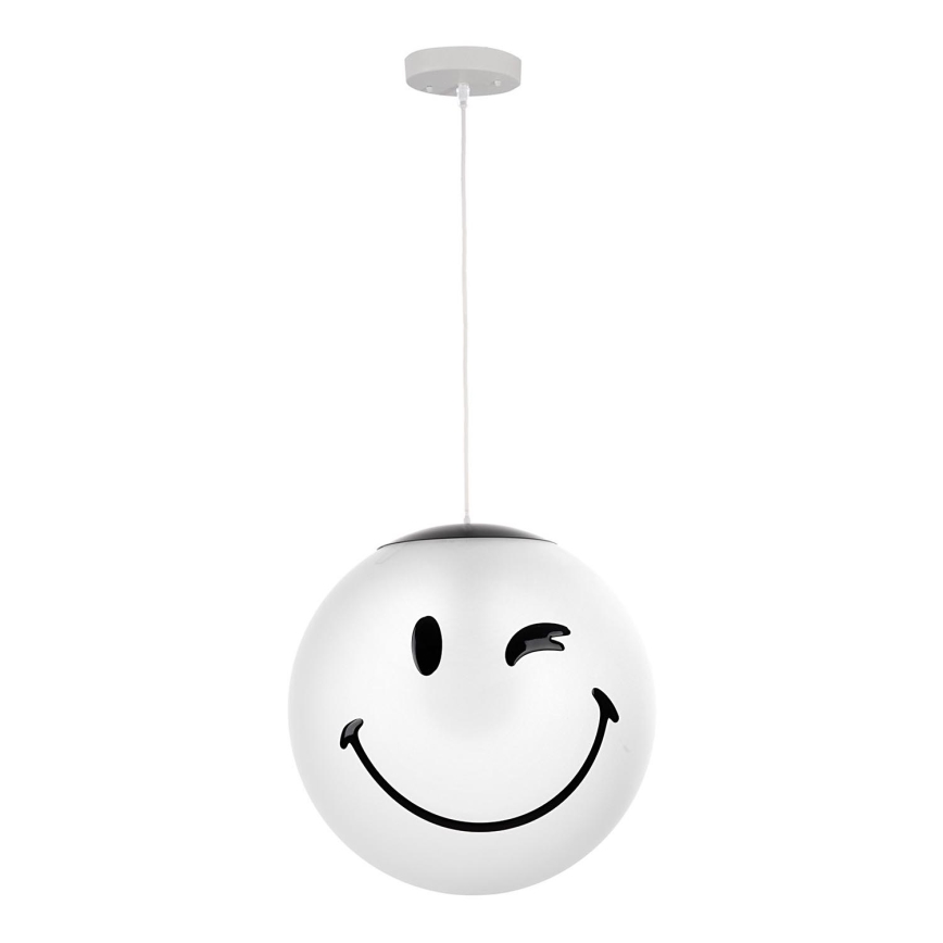 ONLI - SMILEY Kids Pendant Light on Cord 1xE27/15W/230V White