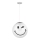 ONLI - SMILEY Kids Pendant Light on Cord 1xE27/15W/230V White
