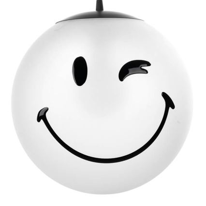 ONLI - SMILEY Kids Pendant Light on Cord 1xE27/15W/230V White