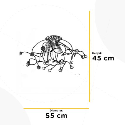 ONLI - Surface-mounted chandelier TRILLY 3xE14/6W/230V