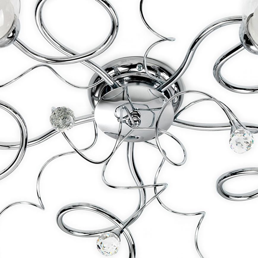 ONLI - Surface-mounted chandelier WENDY 5xE14/6W/230V shiny chrome