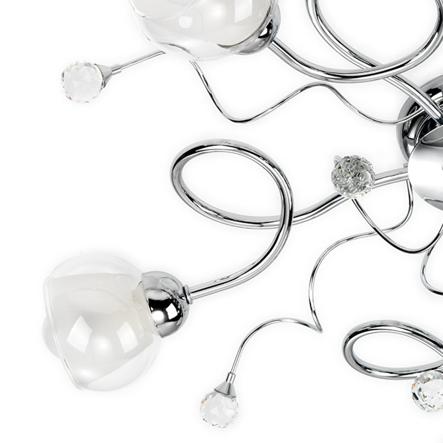 ONLI - Surface-mounted chandelier WENDY 5xE14/6W/230V shiny chrome