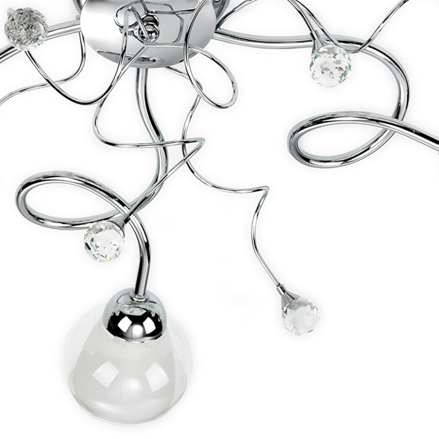 ONLI - Surface-mounted chandelier WENDY 5xE14/6W/230V shiny chrome