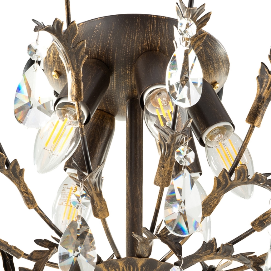 ONLI - TERESA Ceiling Light 5xE14/6W/230V, Bronze