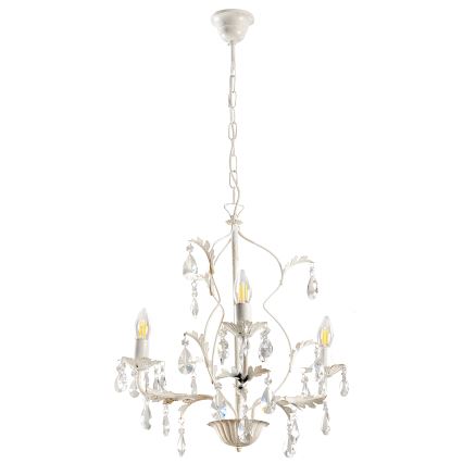 ONLI - TERESA Chain-Hung Chandelier 3xE14/6W/230V, White