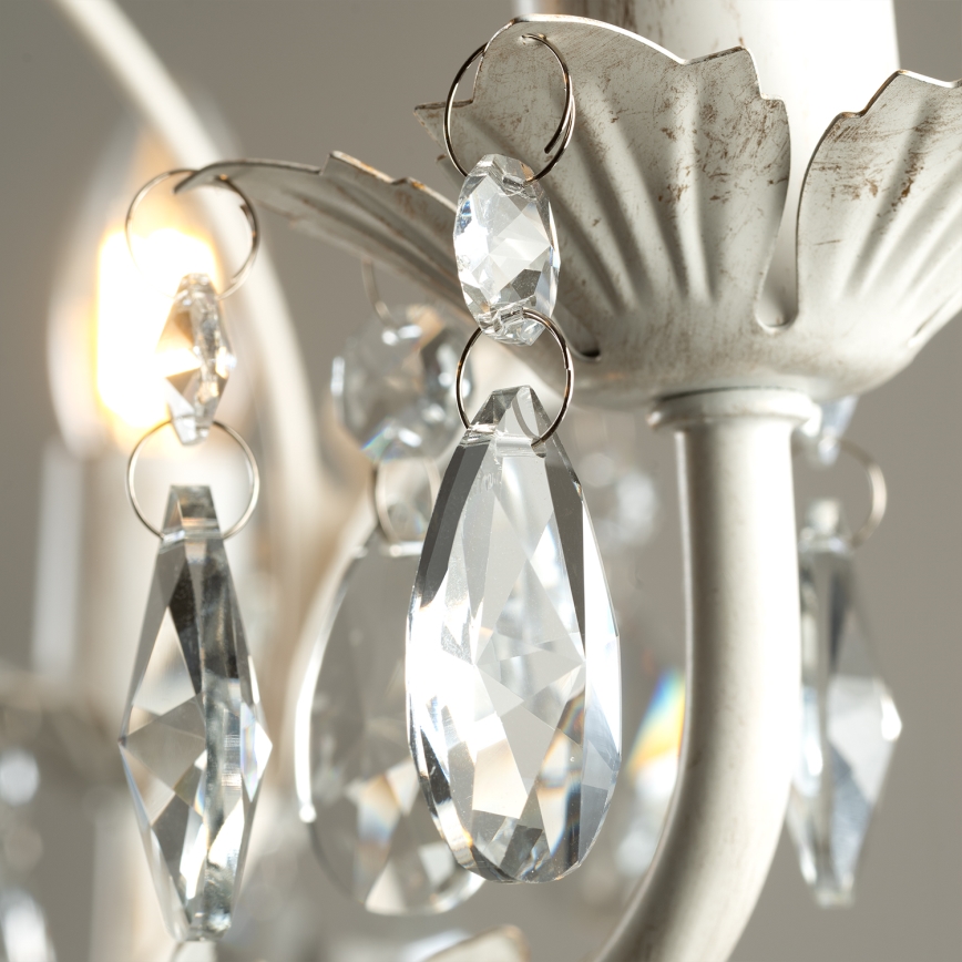 ONLI - TERESA Chain-Hung Chandelier 3xE14/6W/230V, White