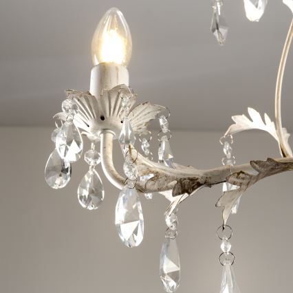 ONLI - TERESA Chain-Hung Chandelier 3xE14/6W/230V, White