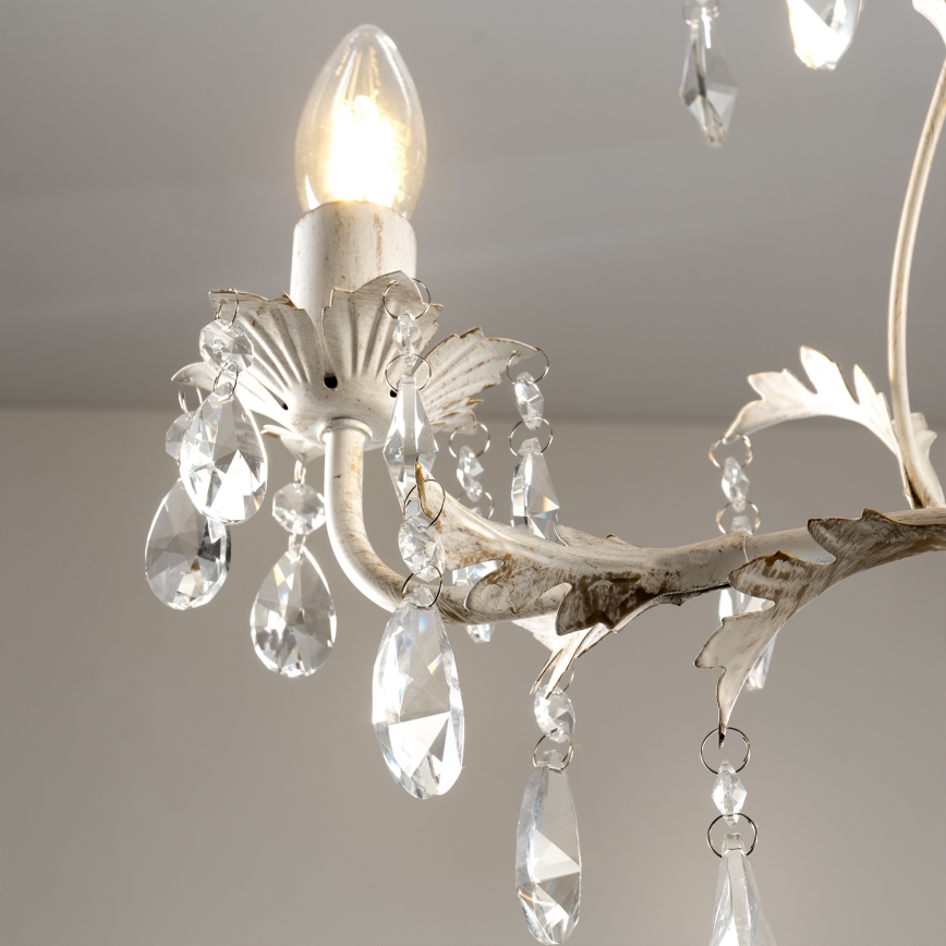 ONLI - TERESA Chain-Hung Chandelier 3xE14/6W/230V, White