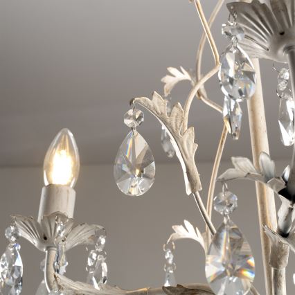 ONLI - TERESA Chain-Hung Chandelier 3xE14/6W/230V, White