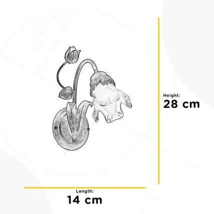 ONLI - Wall light ARIANNA 1xE14/6W/230V