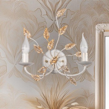 ONLI - Wall light COLLANA 1xE14/6W/230V white/gold