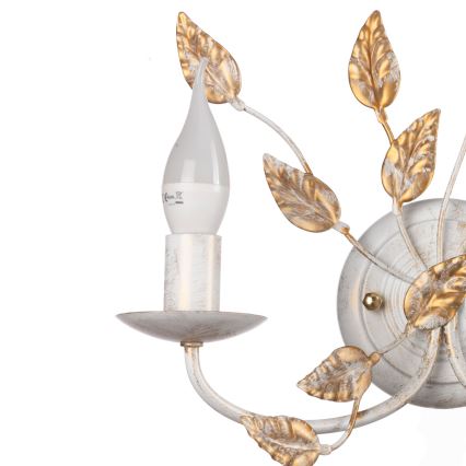 ONLI - Wall light COLLANA 1xE14/6W/230V white/gold