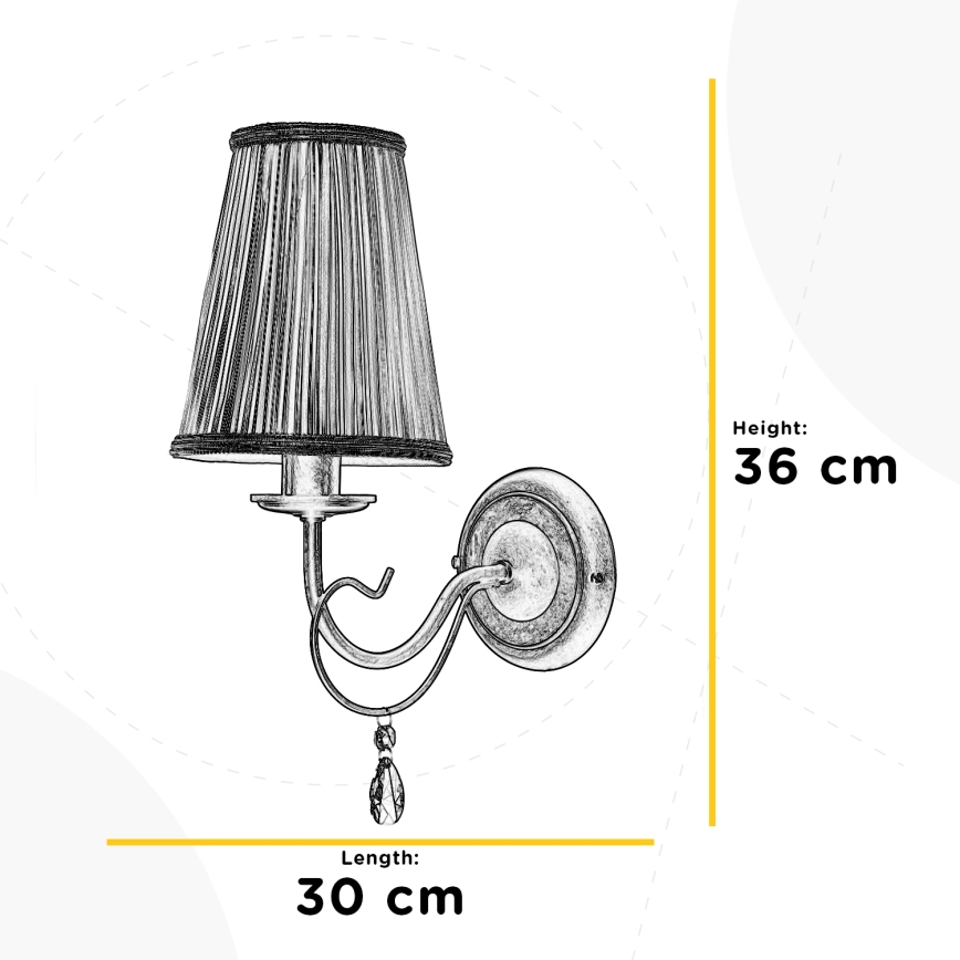 ONLI - Wall light DELIA 1xE14/6W/230V