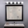 ONLI - Wall light HOLLYWOOD 5xE14/6W/230V black