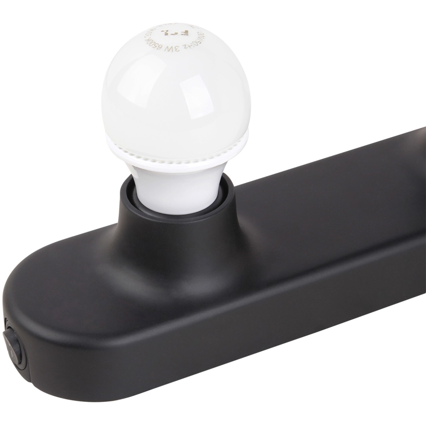 ONLI - Wall light HOLLYWOOD 5xE14/6W/230V black