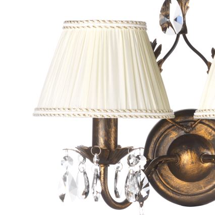 ONLI - Wall light KAREN 2xE14/6W/230V bronze