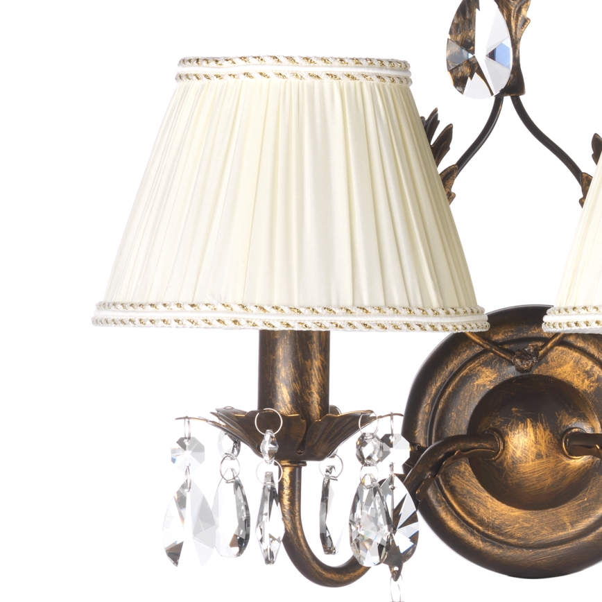 ONLI - Wall light KAREN 2xE14/6W/230V bronze
