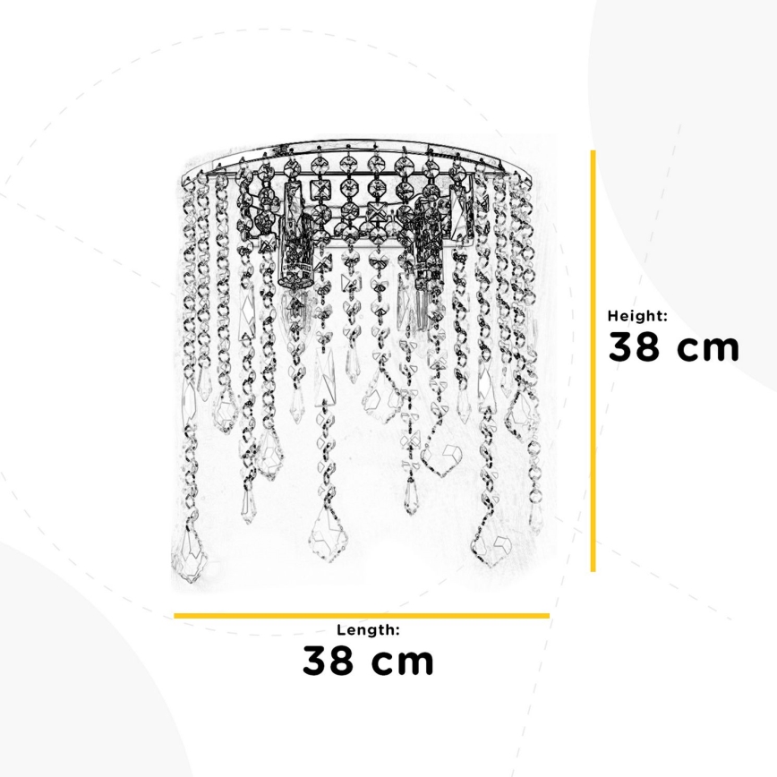 ONLI - Wall light LAILA 2xE14/10W/230V