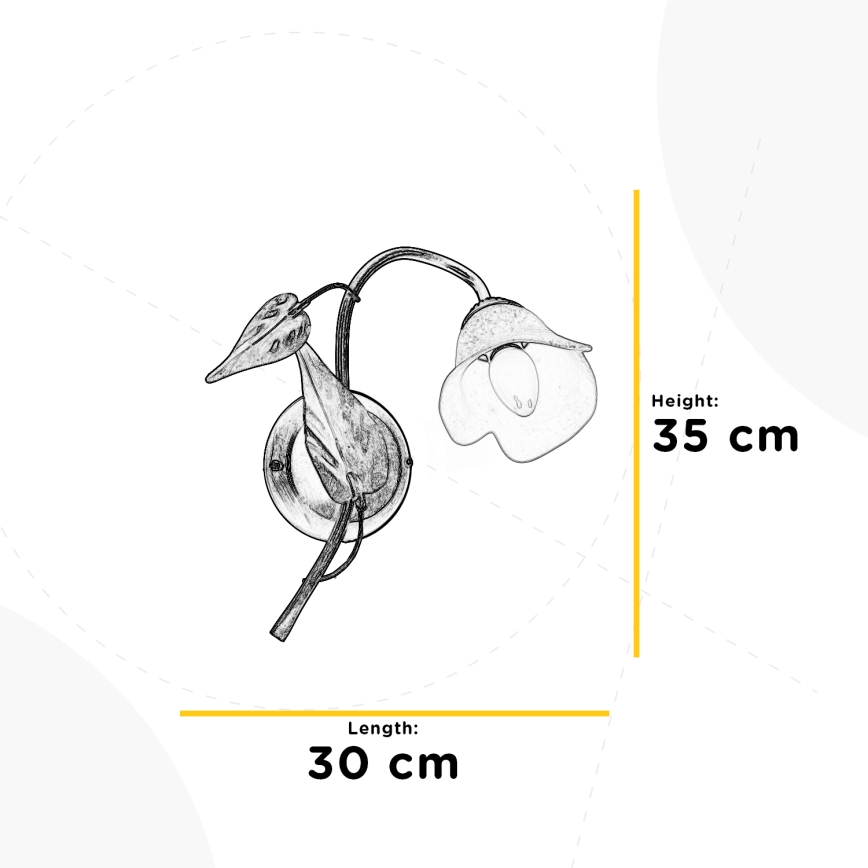 ONLI - Wall light MIRANDA 1xE14/6W/230V