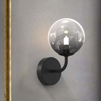 ONLI - Wall light PALOMA 1xG9/10W/230V black/smoky