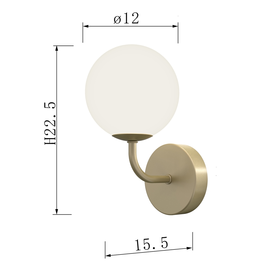 ONLI - Wall light PALOMA 1xG9/10W/230V gold