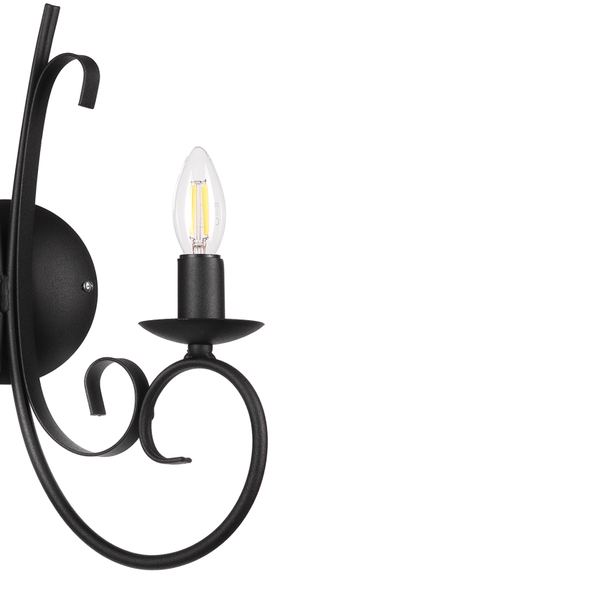 ONLI - Wall light POMPEI 2xE14/6W/230V black