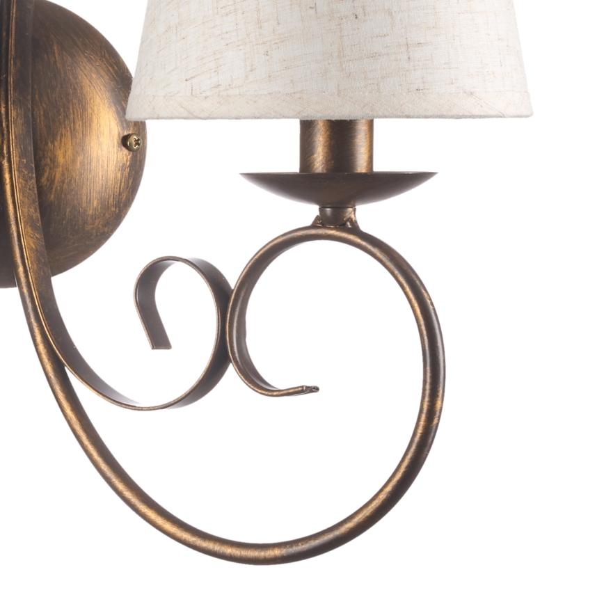 ONLI - Wall light POMPEI 2xE14/6W/230V bronze